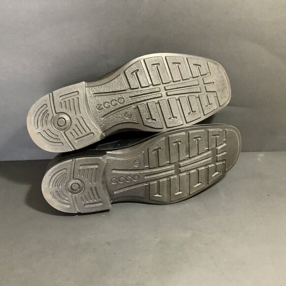 ECCO Men's Helsinki Classic Black Loafers Slip On EU 44 Size 10-10.5 US Ex Cond! - Picture 7 of 7